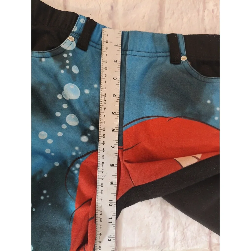 Disney Ariel Little Mermaid Leggings Girls L 10/12 May Fit XS Y2K Lounge